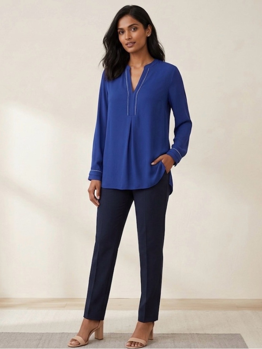 WHBM Blouse Top Pullover Size 12